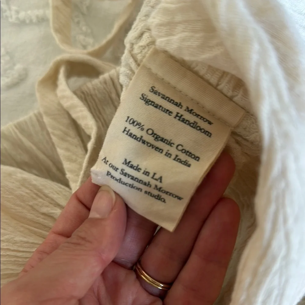 SAVANNAH MORROW THE LABEL
+ Net Sustain Indra Off-the-shoulder Crinkled Organic - Picture 4 of 6